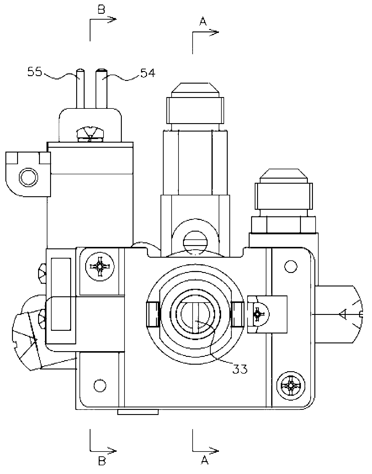 Thermoelectric type flame-out protection plug valve of gas stove and gas stove