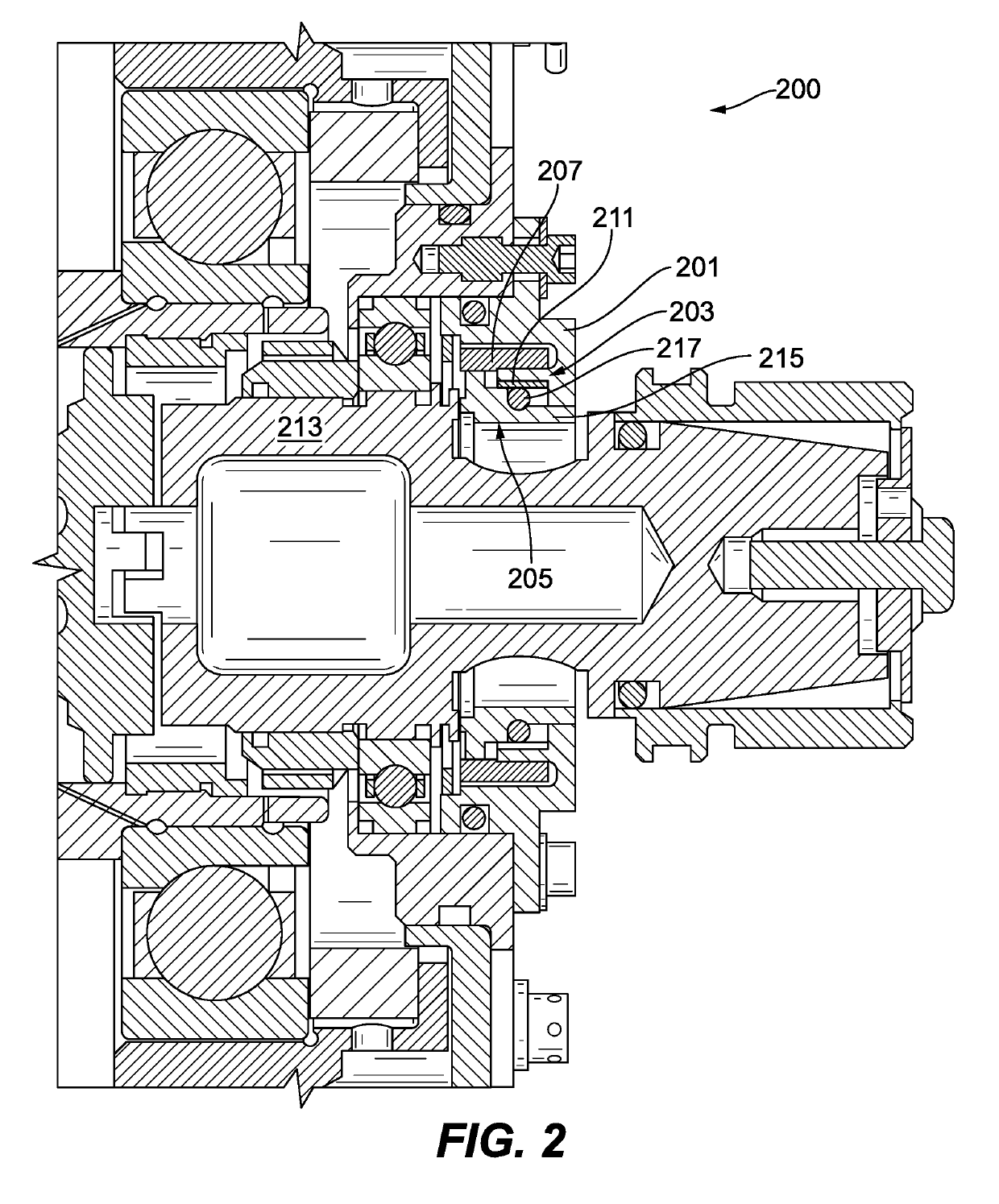 Rotational mechanical systems having reduced friction sealing surfaces