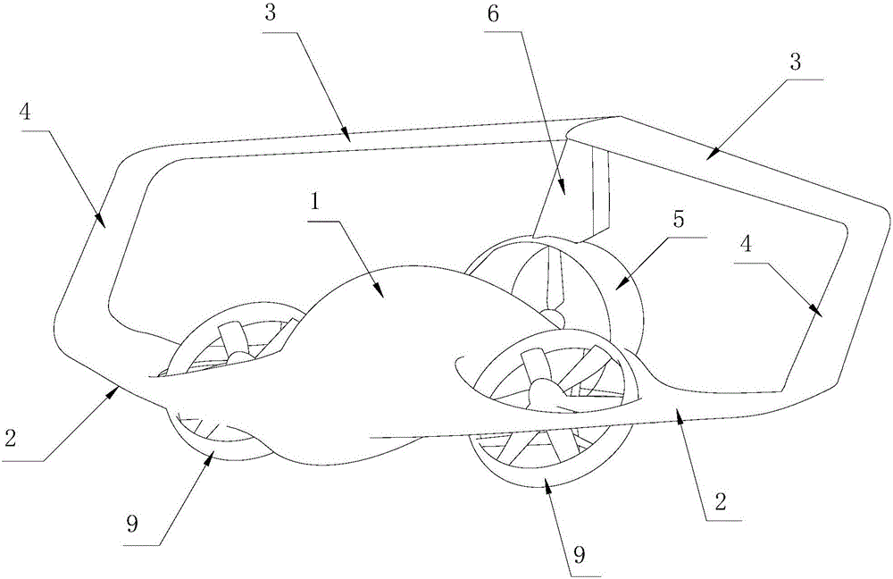 Multimode and multi-based unmanned aerial vehicle with tailed flying wing configuration