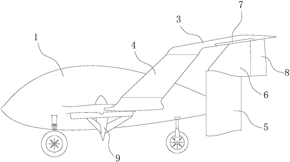 Multimode and multi-based unmanned aerial vehicle with tailed flying wing configuration