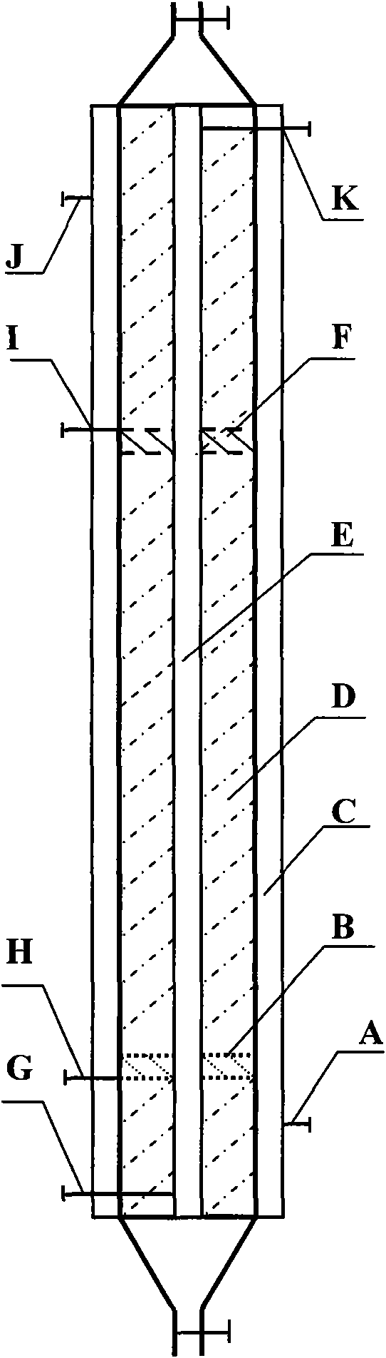 Reactor for preparing tetrabromoethane by addition reaction of bromine and acetylene and synthesis process