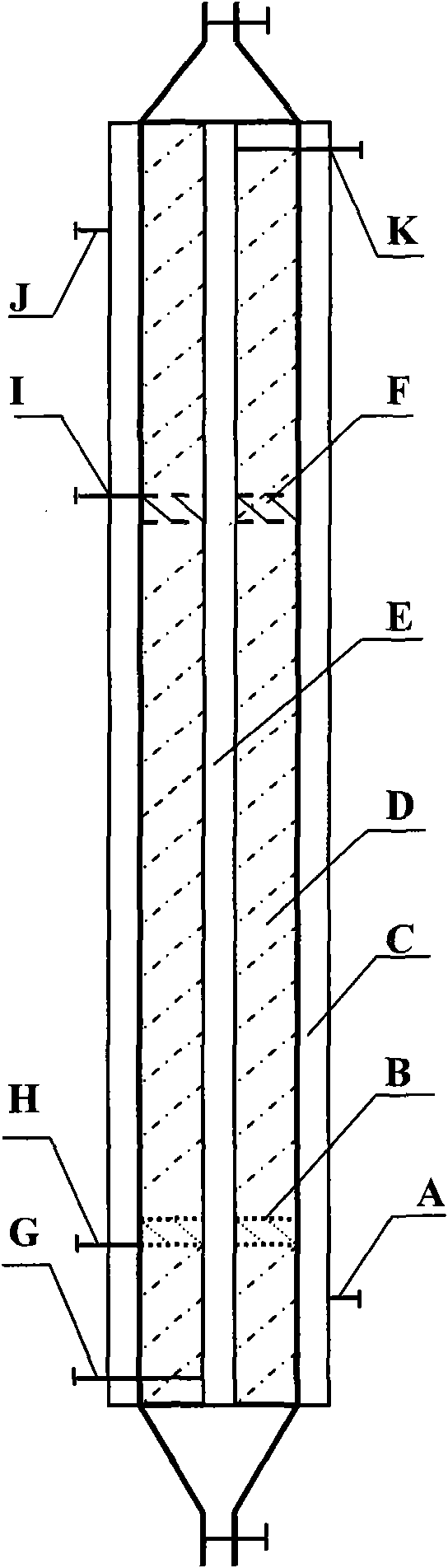 Reactor for preparing tetrabromoethane by addition reaction of bromine and acetylene and synthesis process