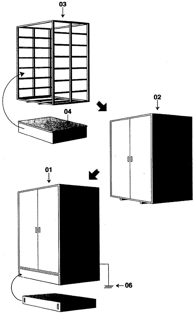 Electric-field treatment device and electric-field treatment method