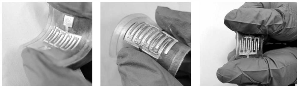 Preparation method of flexible stretchable miniature supercapacitor