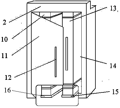 Ticket card collecting and storing controlling device of highway toll station