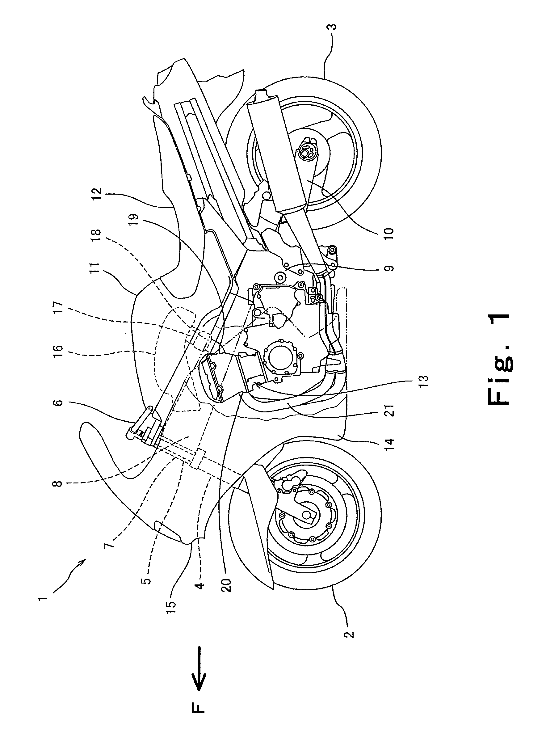 Air-intake duct and air-intake structure
