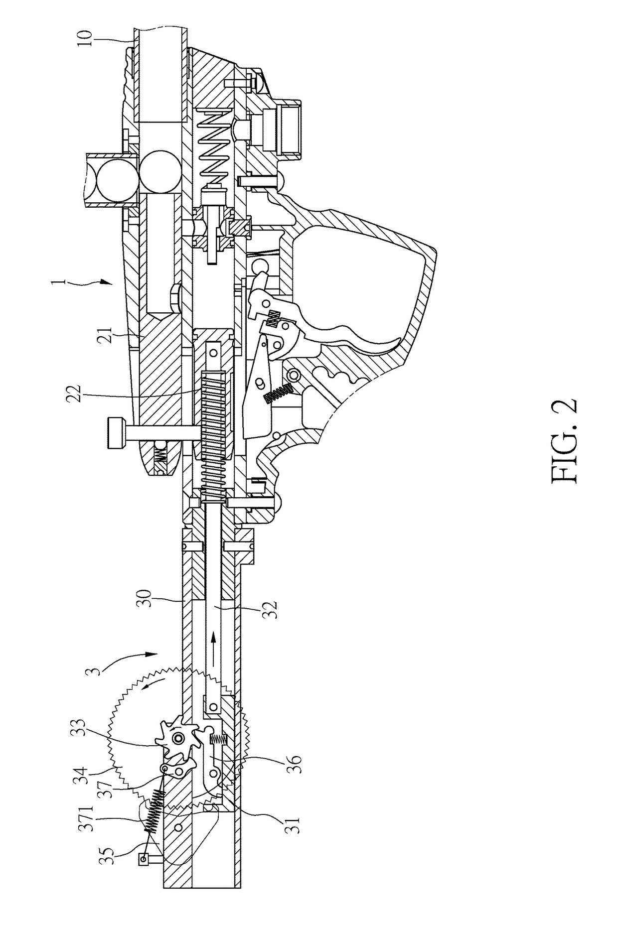 Mechanical paintball gun