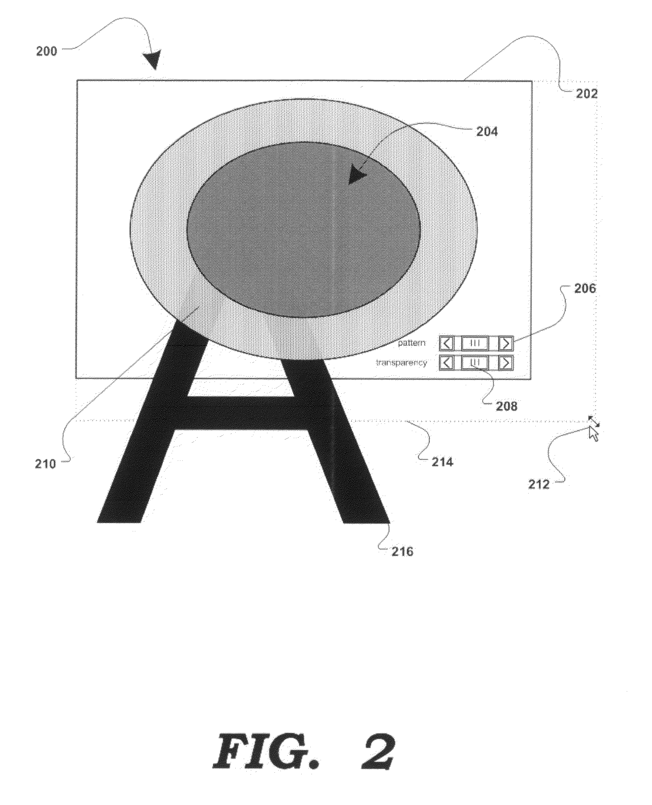 Enhancing privacy by affecting the screen of a computing device