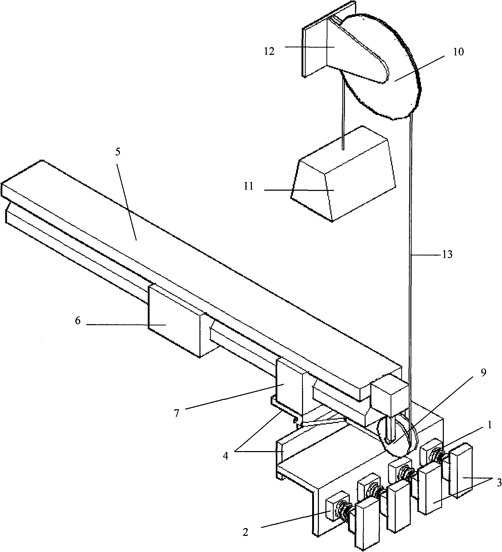 Device for simulating pre-tensioning of compression-type fender