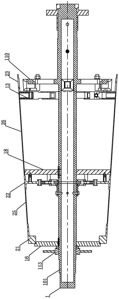 A molding method of a composite product formed by a tapered metal shell and a glass fiber reinforced plastic heat-proof layer