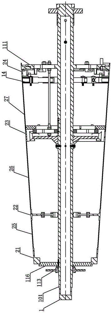 A molding method of a composite product formed by a tapered metal shell and a glass fiber reinforced plastic heat-proof layer