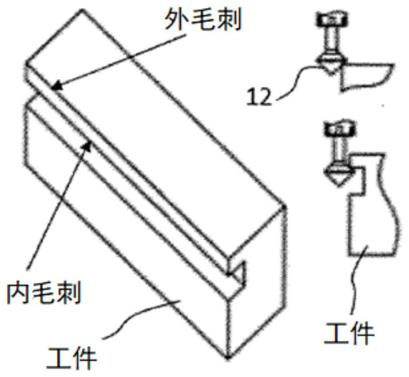 Deburring and chamfering tool