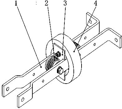 Magnetic ring fixing structure
