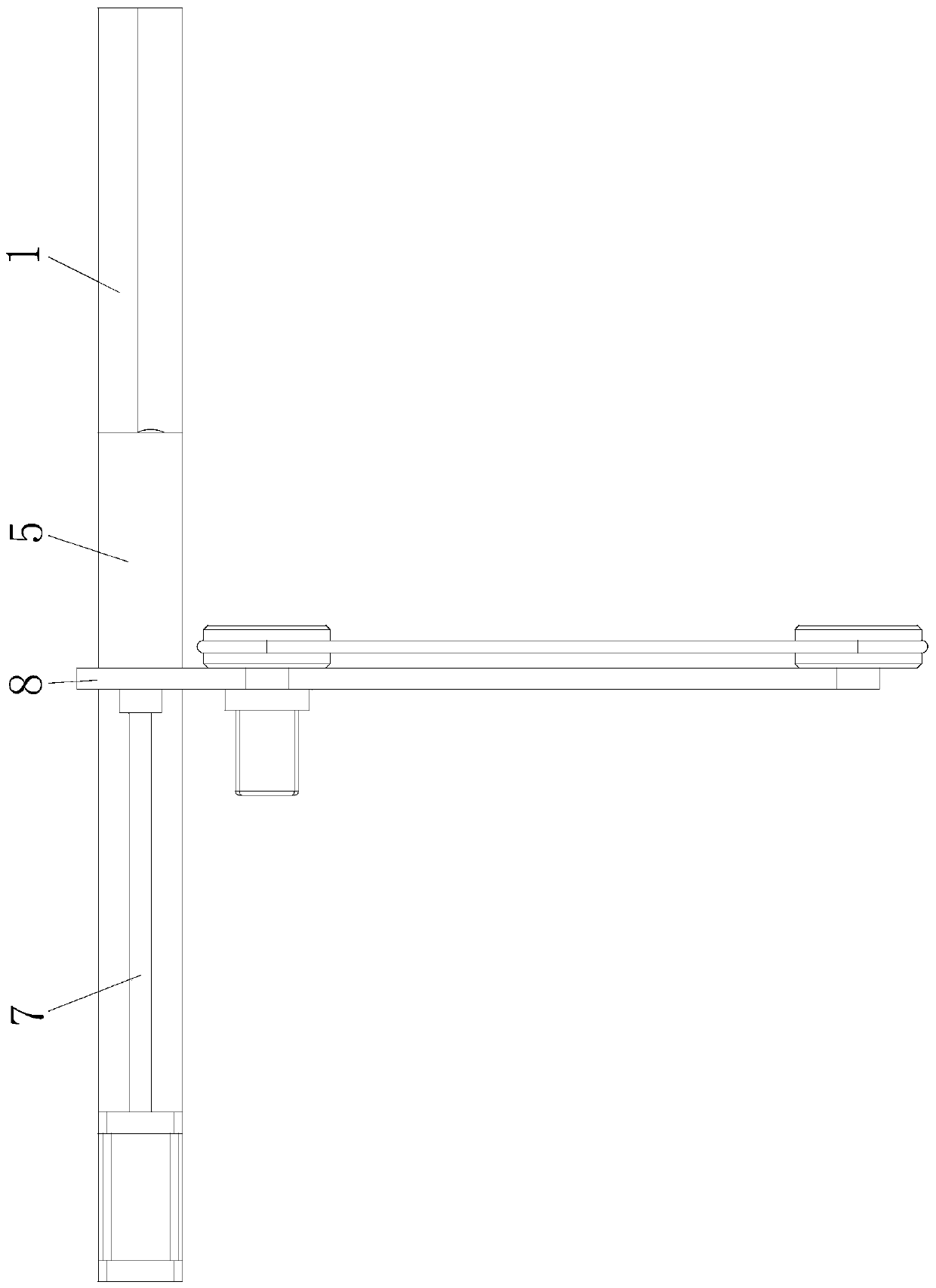 A false corbel wire cutting device