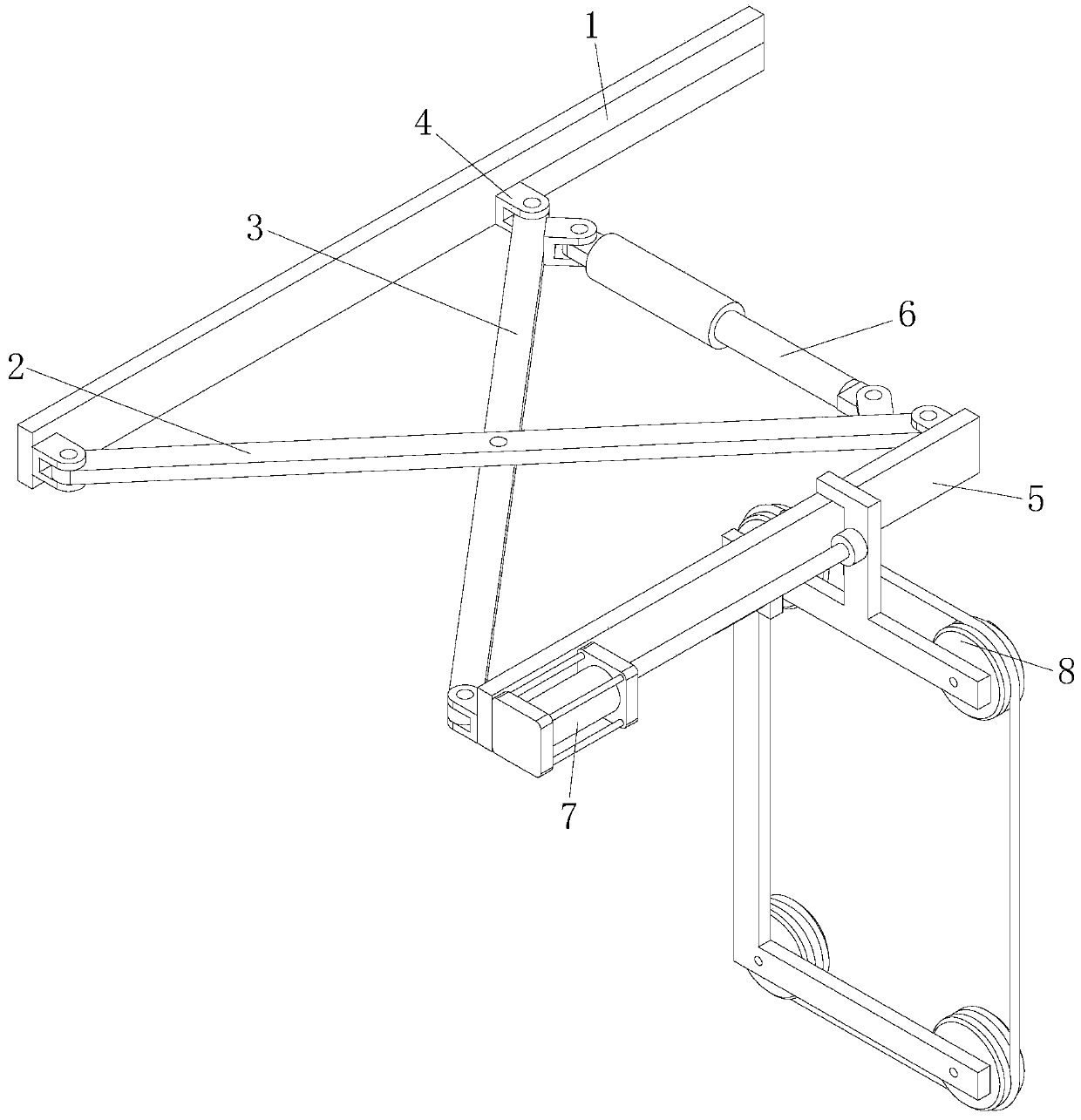 A false corbel wire cutting device