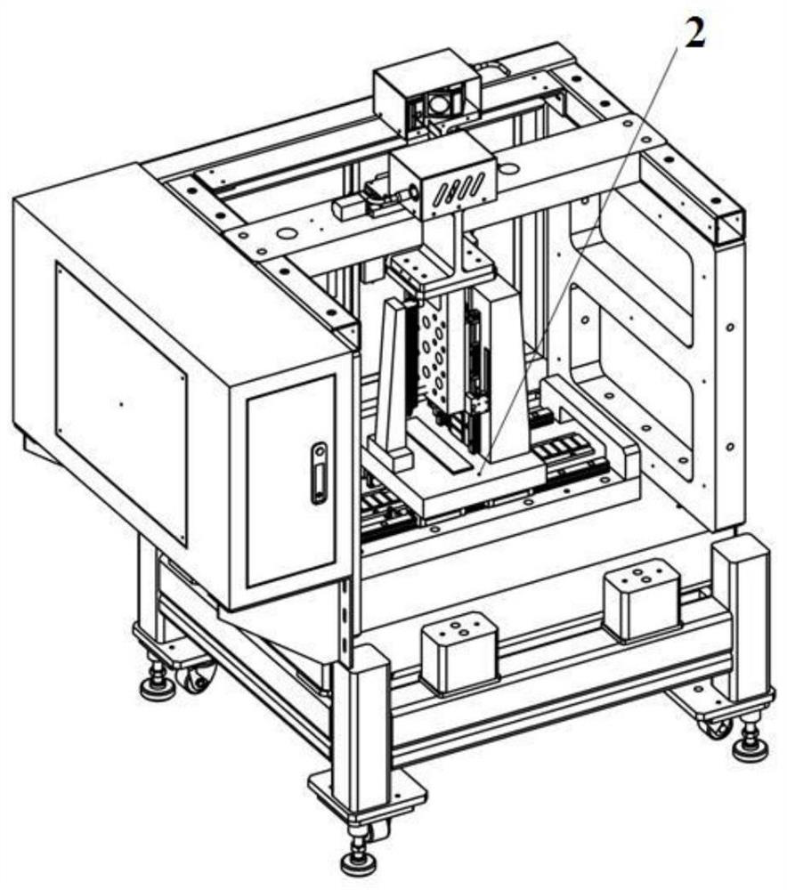 Non-contact engine blade profile detection method and engine blade