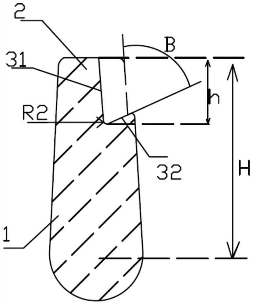 A fan-shaped pressure cone riser for casting and its casting method