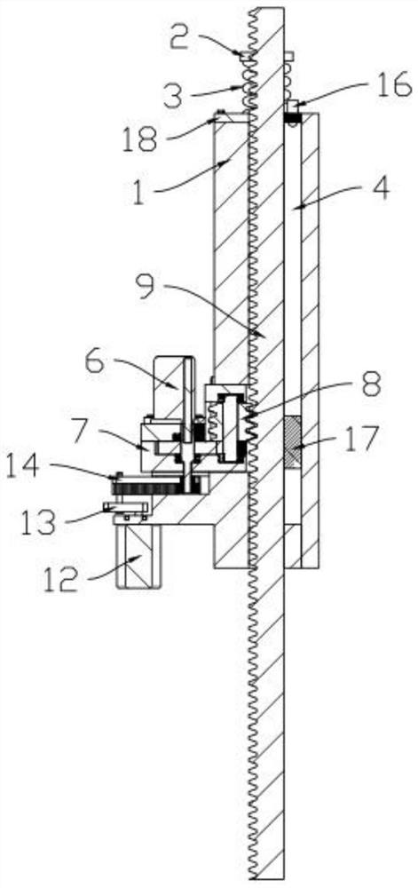 Blade tip automatic hoisting release device of fixed pitch wind generating set