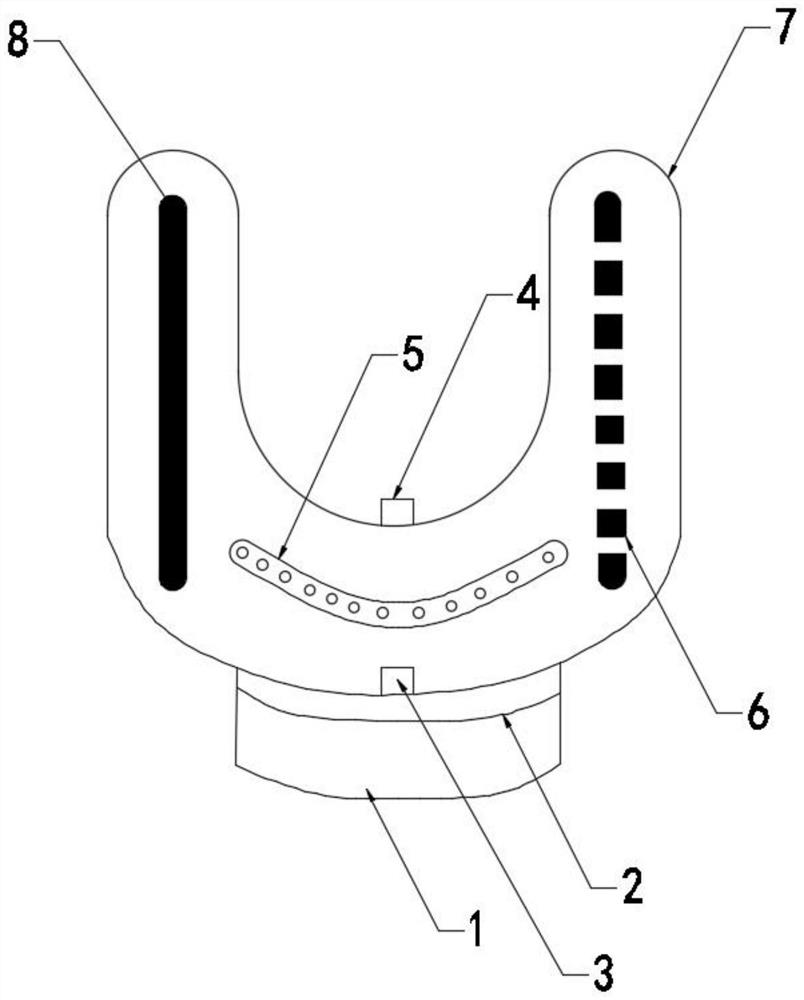 Trachea intubation auxiliary device