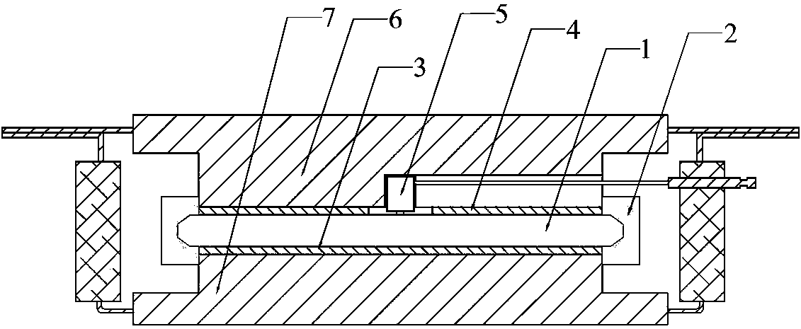 Large-size high-power pulse thyristor