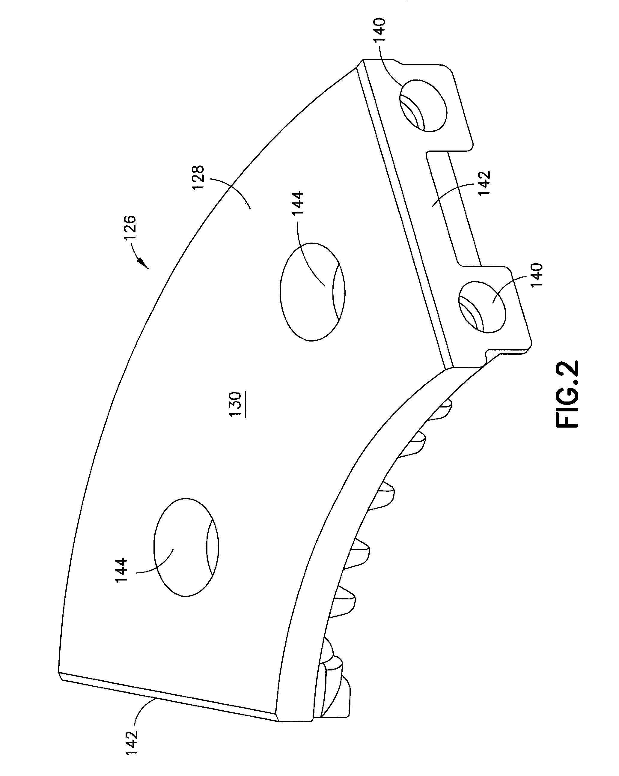 Brake disc assembly for a wheel