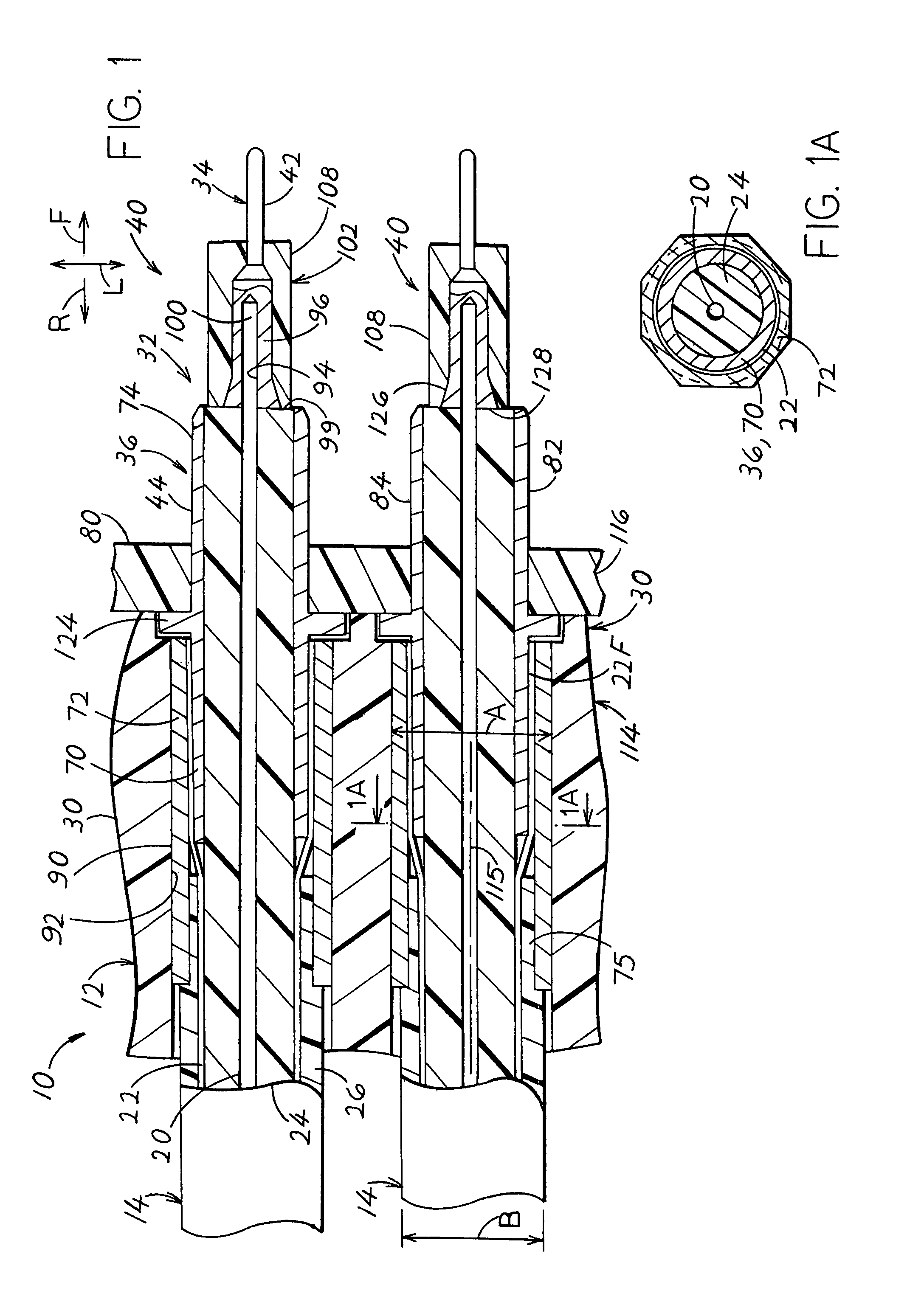 High density RF connector system