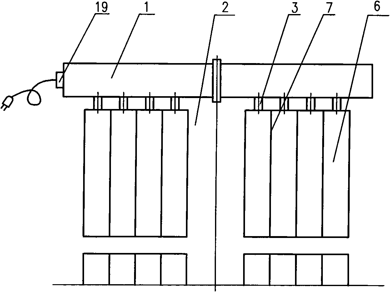 Volatile communication structure for end furnace chambers of carbon secondary roasting furnace