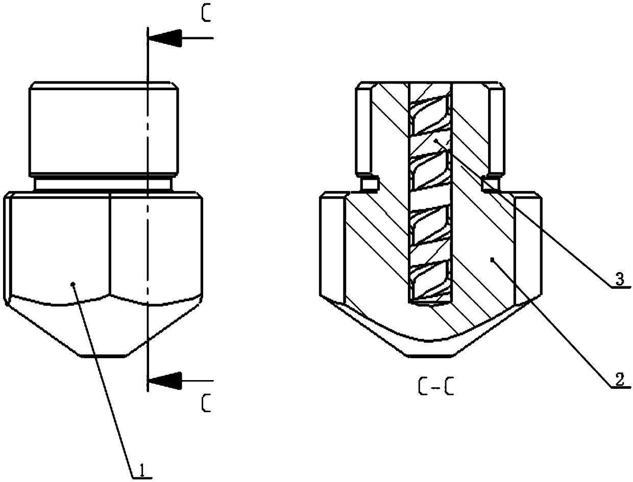 Printing head applied to fused deposition modeling (FDM) printer