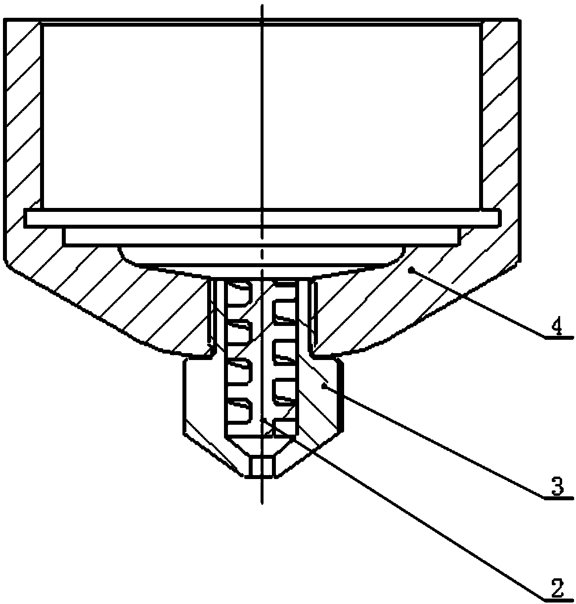 Printing head applied to fused deposition modeling (FDM) printer