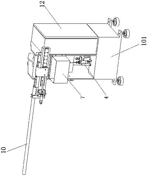 Automatic feed mechanism of numerical control lathe