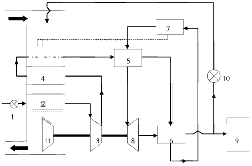 Open type air refrigeration cycle device passively absorbing refrigeration capacity