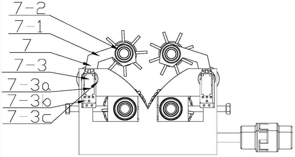 Adjustable pair of roller gap surrounding wolfberry picking head