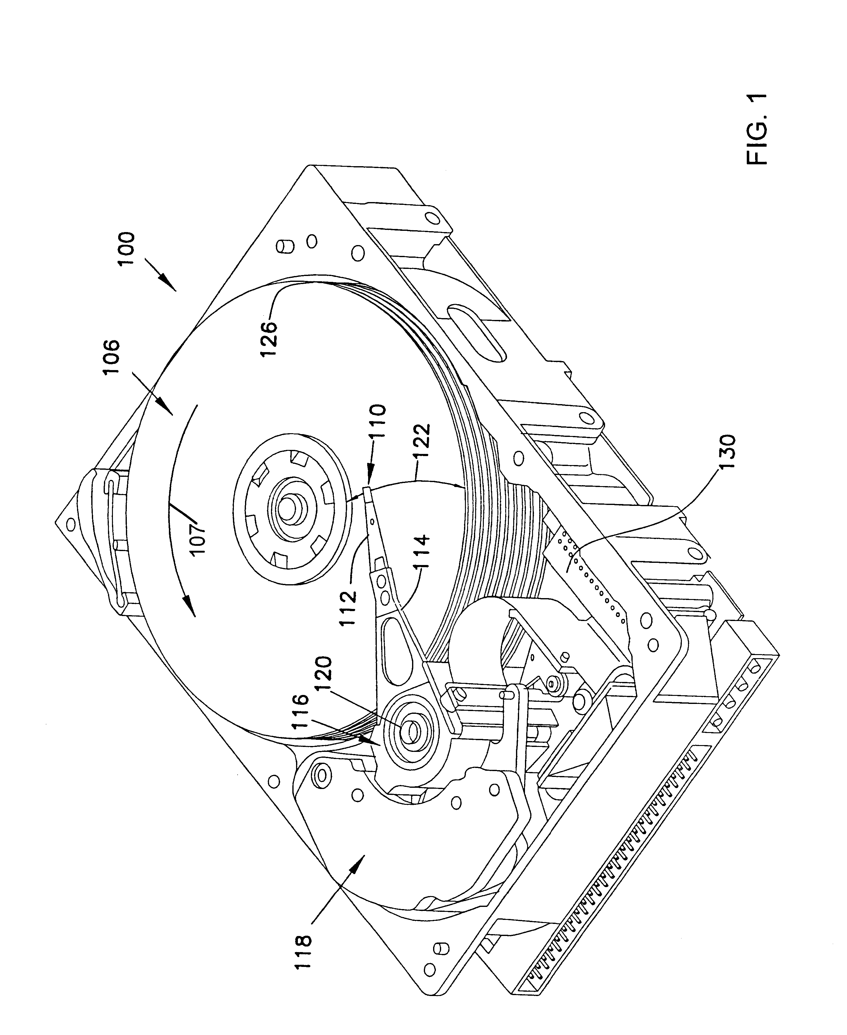 Non-magnetic metallic layer in a reader gap of a disc drive