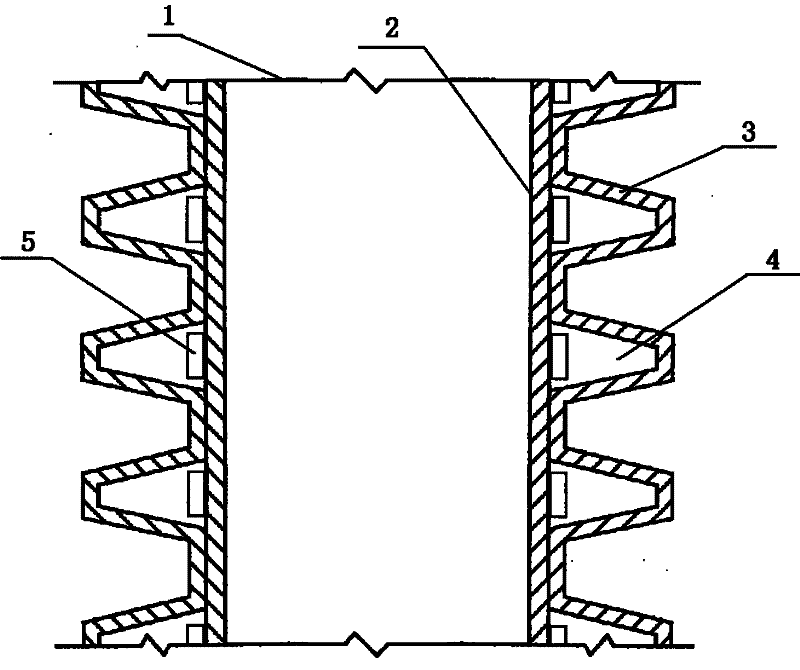 Large diameter double wall corrugated water pipe