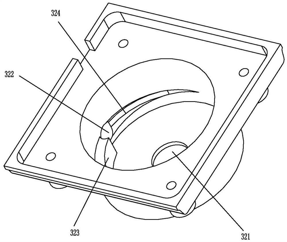 Liquid cooling pump cavity flow channel structure and liquid cooling pump