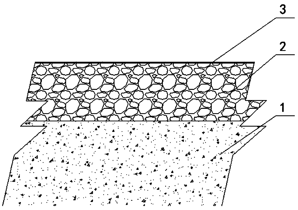 Heavy-duty traffic integrated anti-rutting paving structure based on composite material