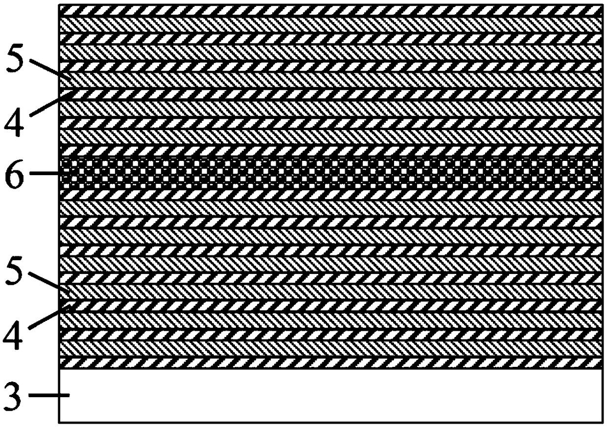 Silver telluride/silver telluride zinc core-shell quantum dot-contained vertical cavity surface emitting laser and fabrication method thereof