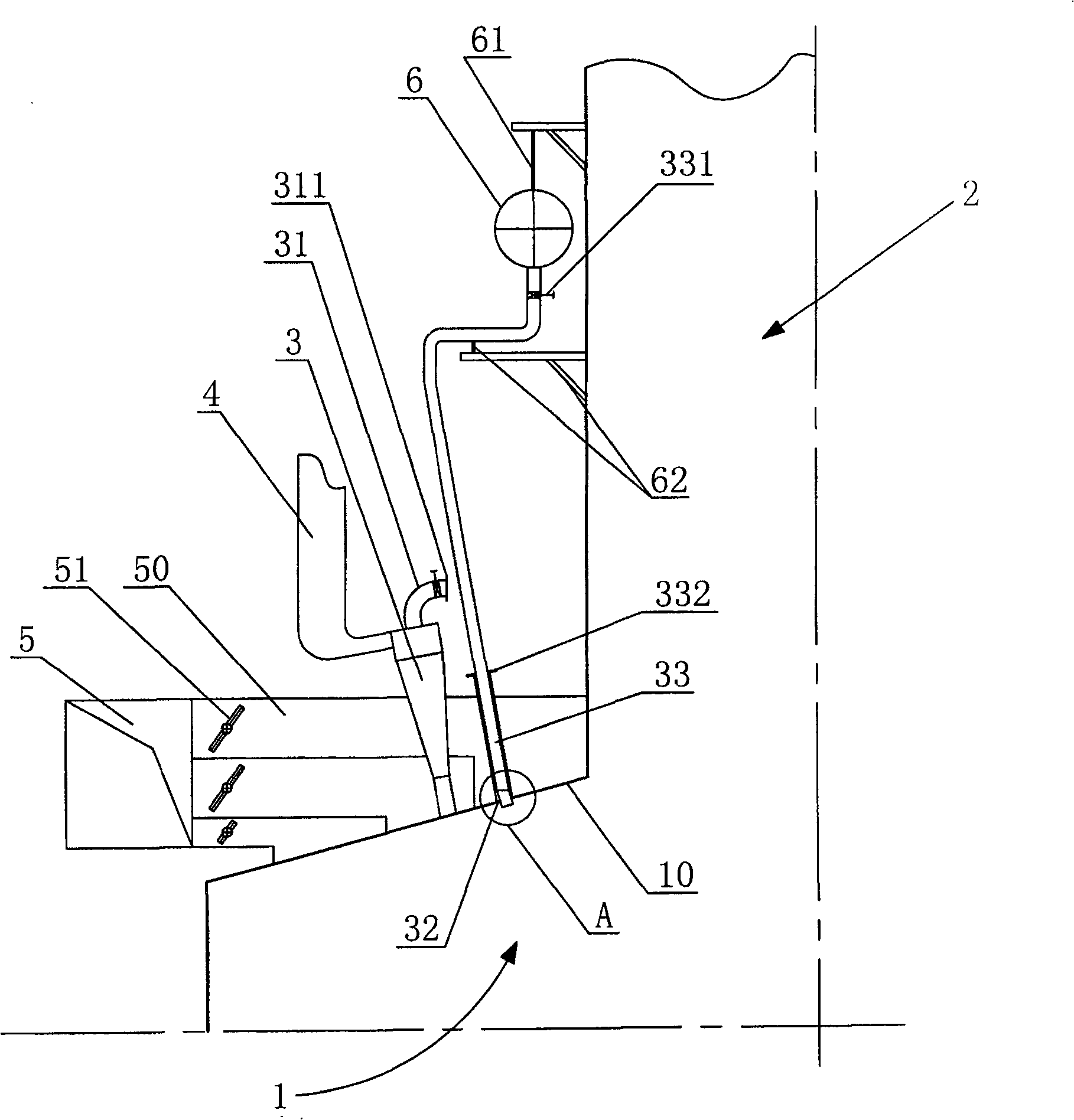 W flame boiler primary air waste-steam replacement method and apparatus for