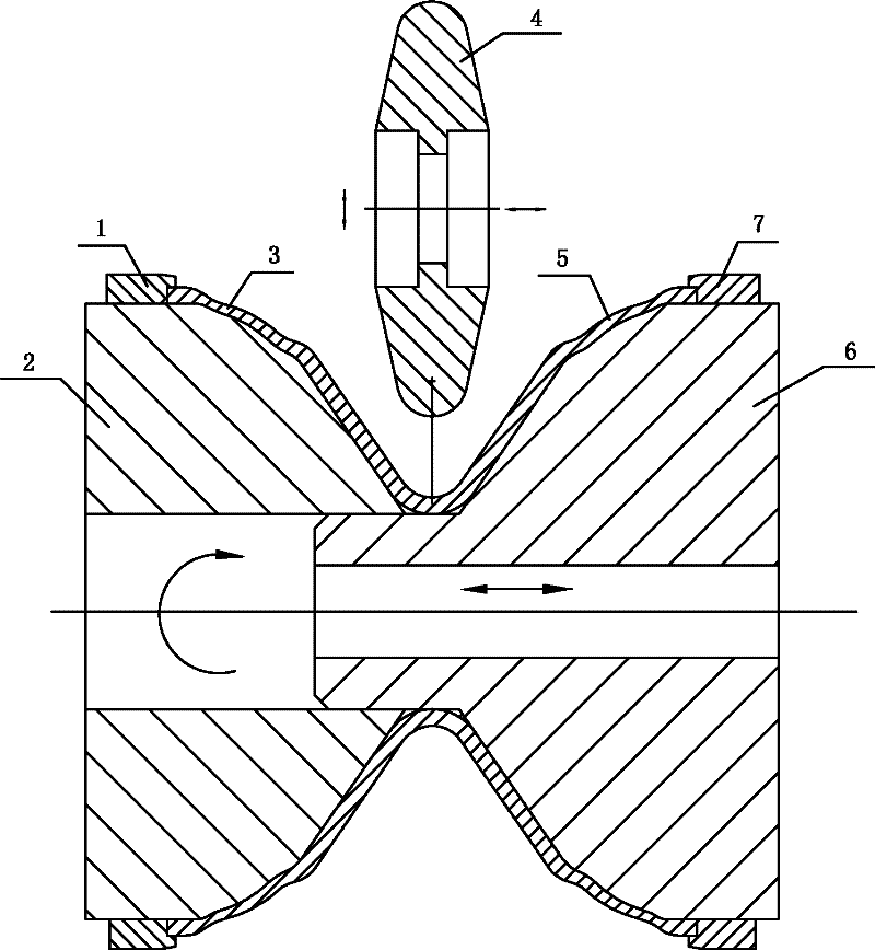 Method for manufacturing automobile wheel spokes by utilizing steel tubes