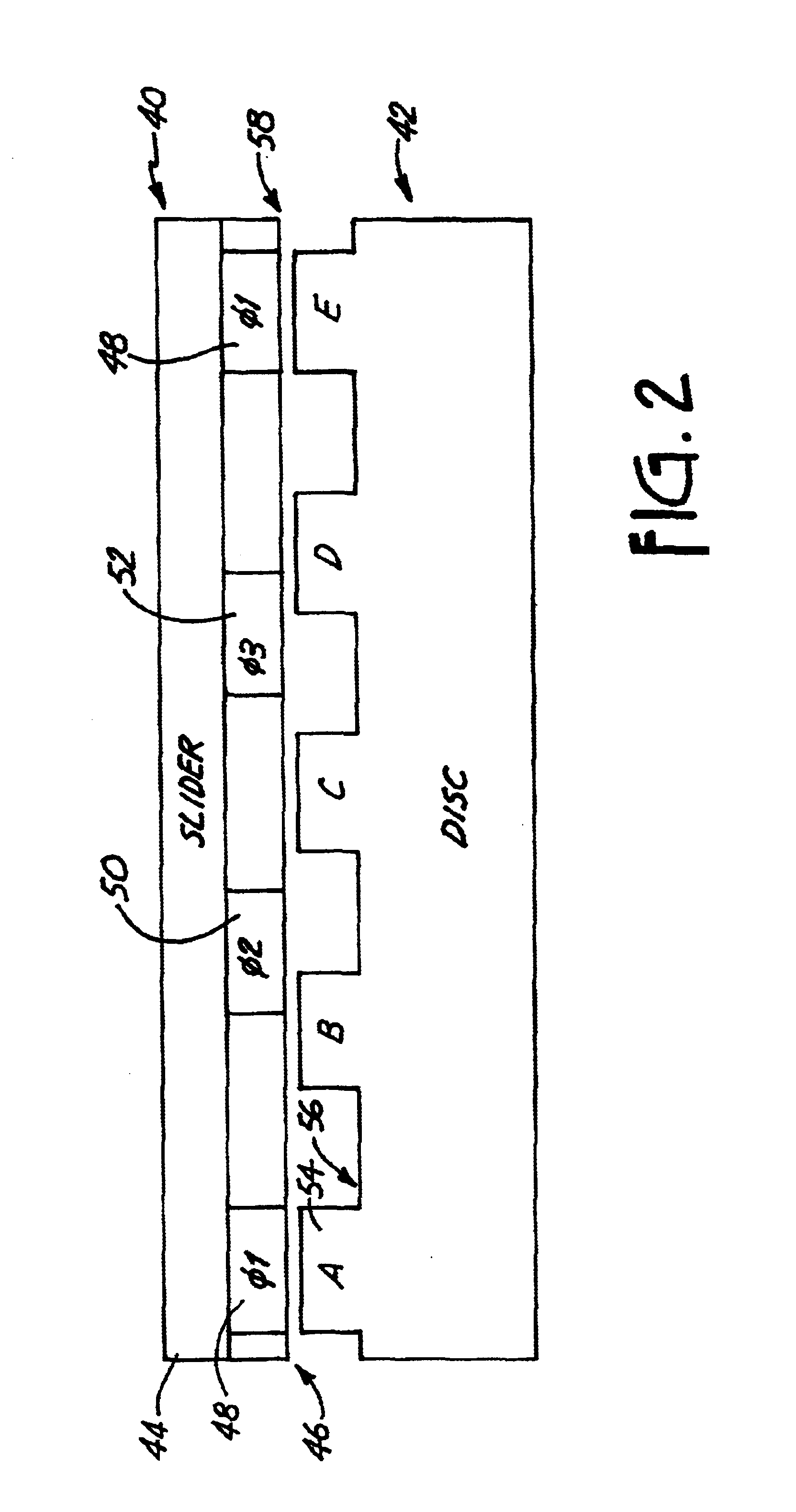 Electrostatic track following using patterned media