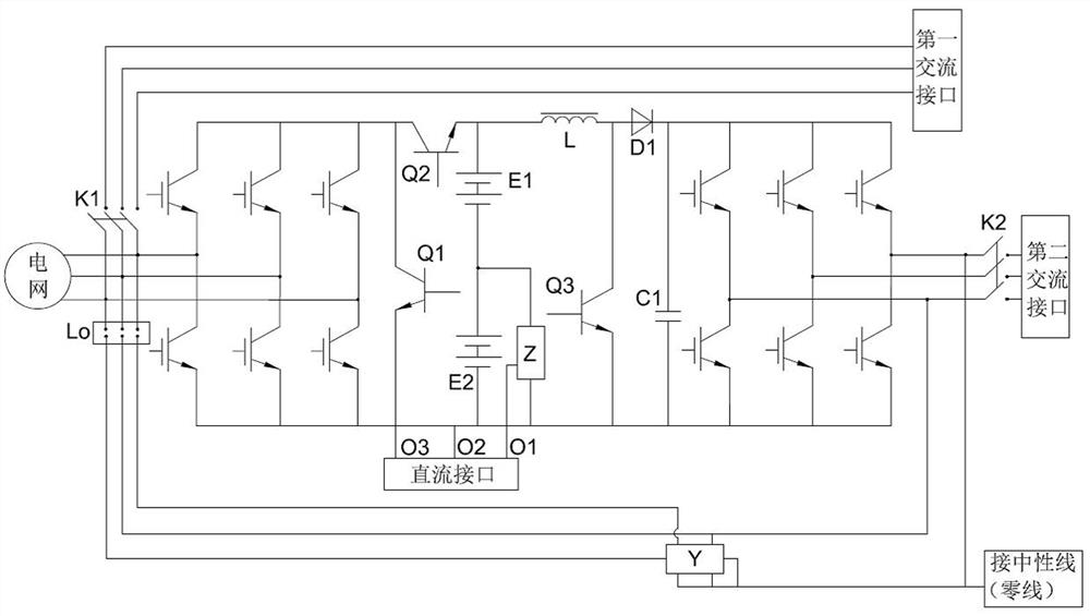 Water-cooling high-power medium-high frequency power supply device