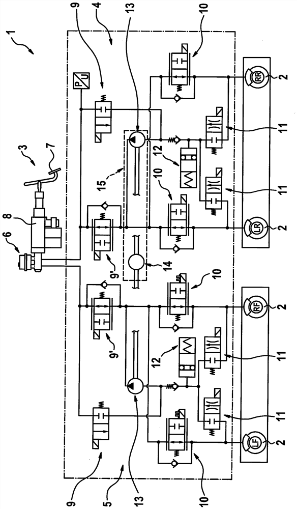 Method and device for operating a hydraulic brake system, brake system