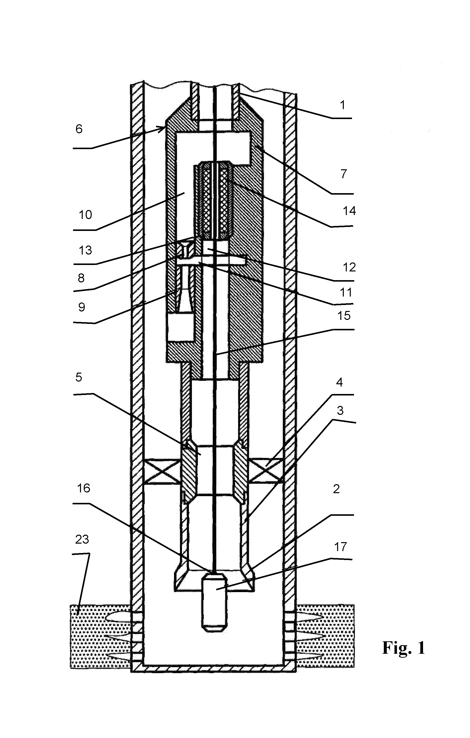 Method for operating a well jet device during cleaning of the downhole area of a formation and device for carrying out said method