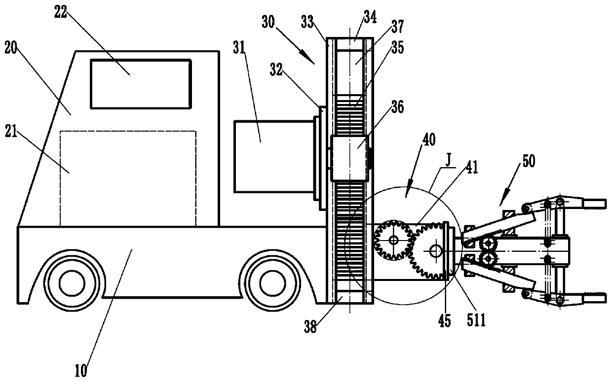 Storing and carrying equipment with clamping device