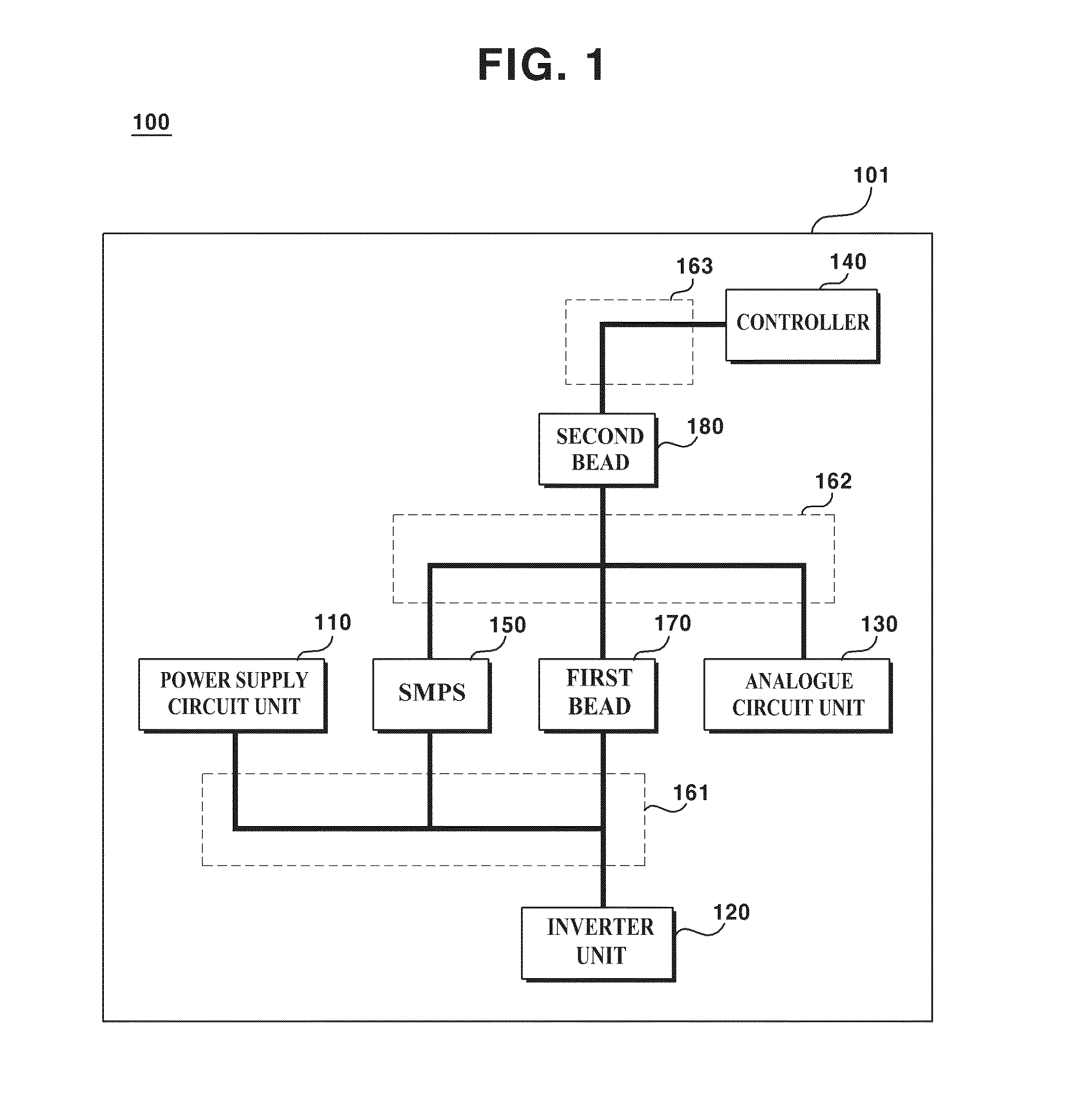 Inverter assembly without galvanic isolation