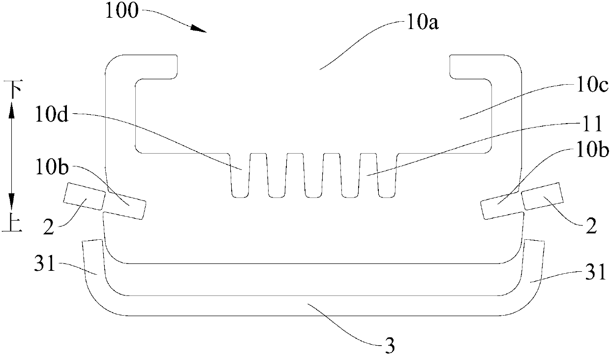 Composite conductor rail and manufacturing method thereof