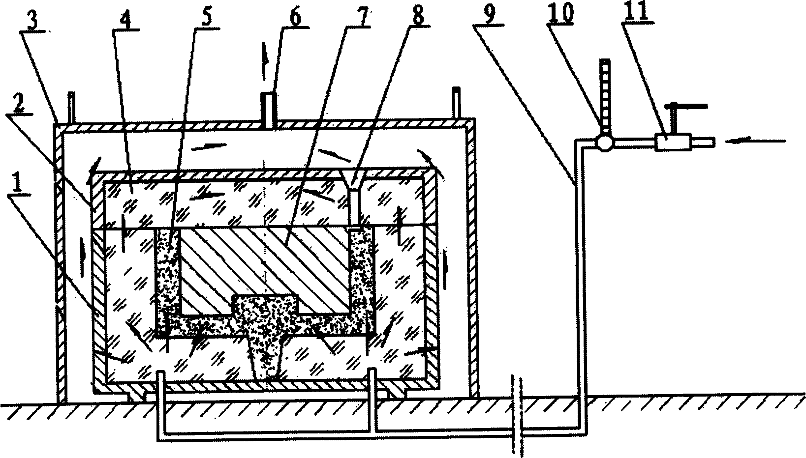 Method for preventing surface decarbonization of ceramic precision casting die