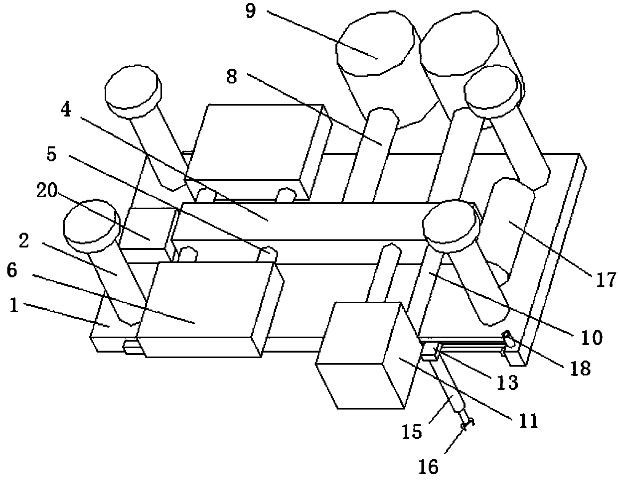 Multifunctional handling bed for emergency medicine