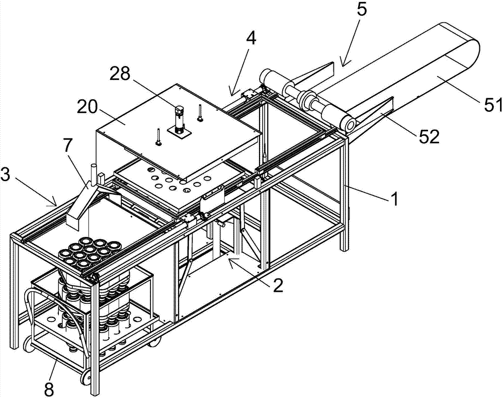 Bottle washing device