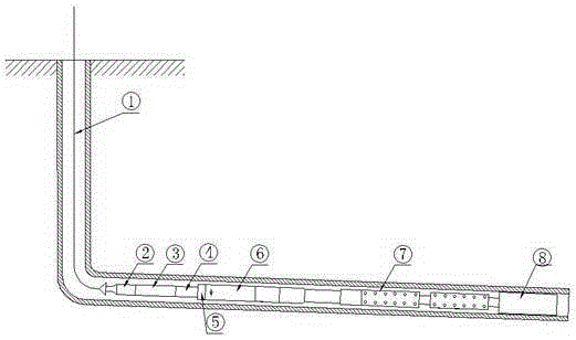 Cable transmission clustering perforation operation explosion jam release method